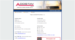 Desktop Screenshot of dostav-sro.cz